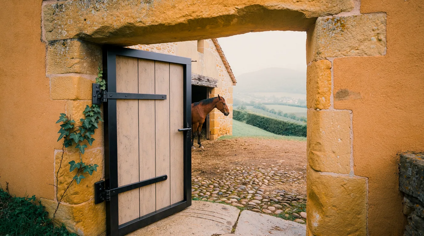 Entrée, Écurie Saint-Martin, centre équestre à Aubenas